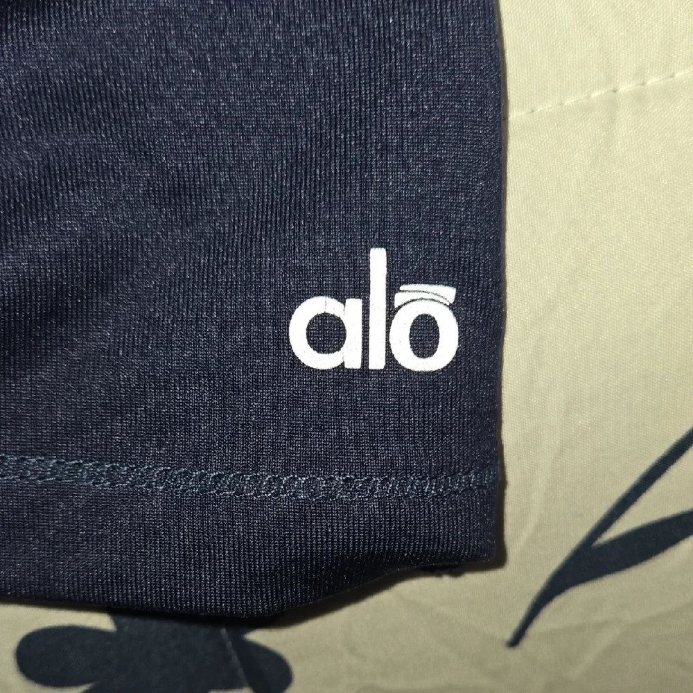 Alo -Navy Racerback Tank Top - Picture 3 of 5